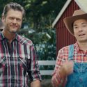 Watch Blake Shelton Give Jimmy Fallon Lessons on Milking a Cow